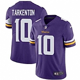 Nike Minnesota Vikings #10 Fran Tarkenton Purple Team Color NFL Vapor Untouchable Limited Jersey,baseball caps,new era cap wholesale,wholesale hats